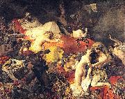 Eugene Delacroix La Mort de Sardanapale USA oil painting artist
